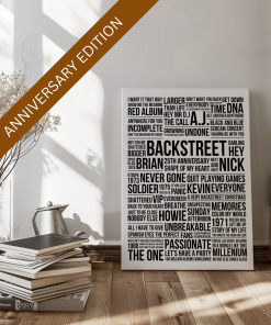 Backstreet 25TH Anniversary (Matte Canvas, Stretched)