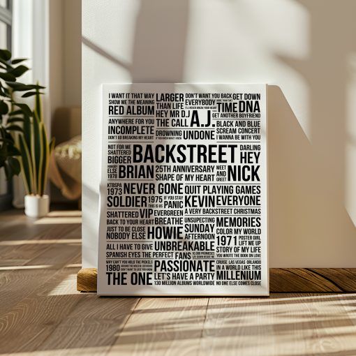 Backstreet 25TH Anniversary (Matte Canvas, Stretched) - Image 5