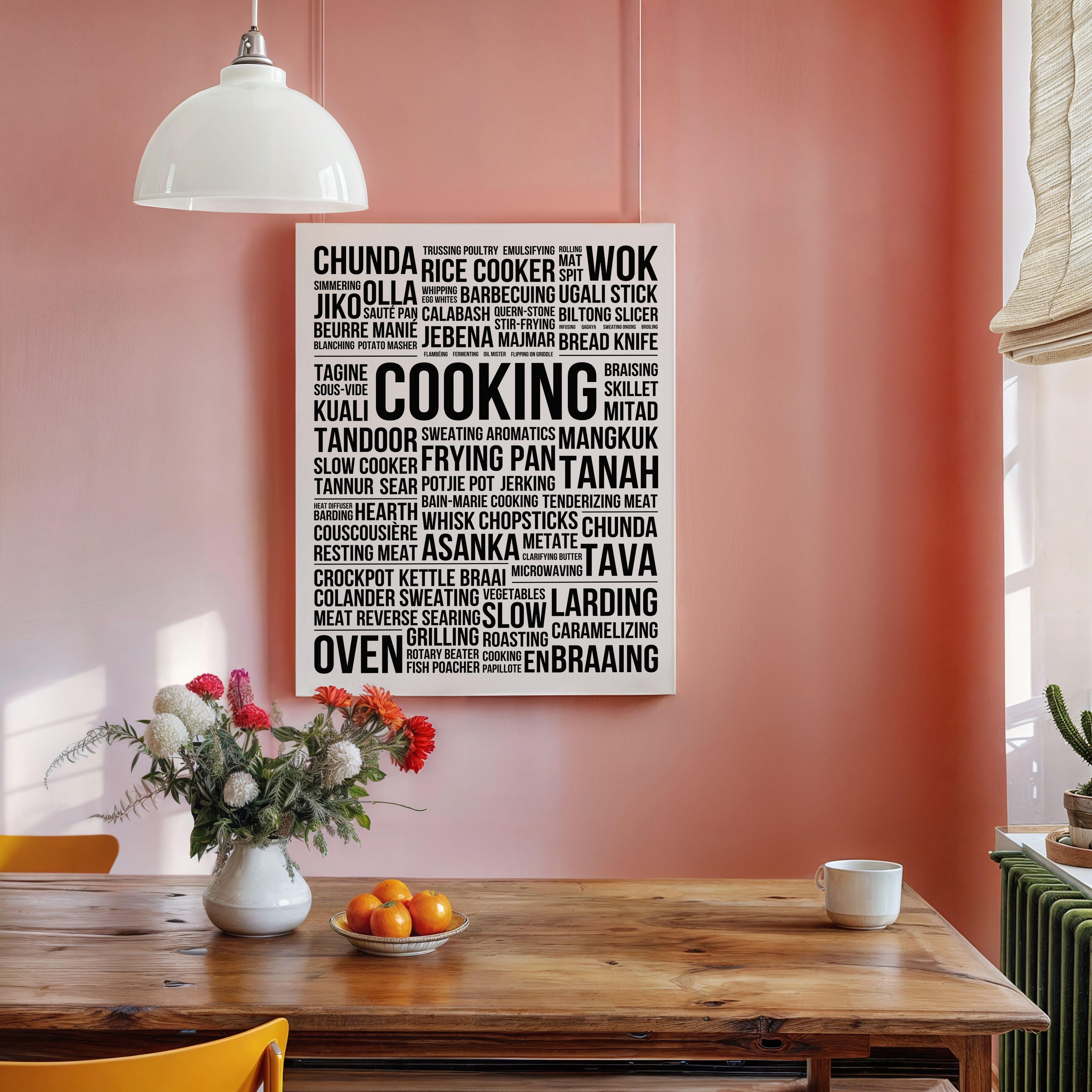 Flavors of the World (Matte Canvas, Stretched)