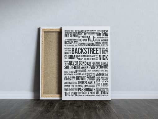 Backstreet 25TH Anniversary (Matte Canvas, Stretched) - Image 6